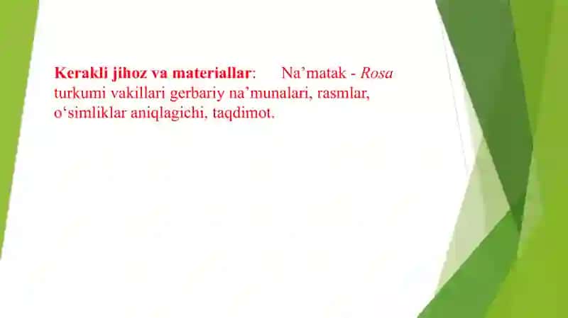 Na’matak-Rosaturkumivauning dorivorlik xususiyatlari 2