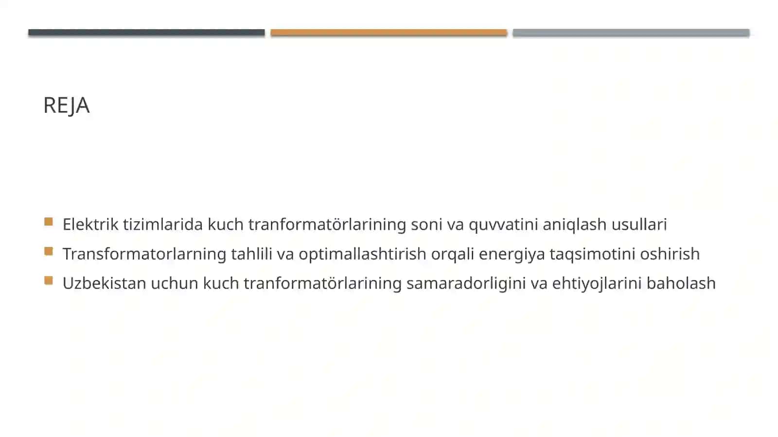 Kuch tranformatorlarning sonini va quvvatini aniqlash 2