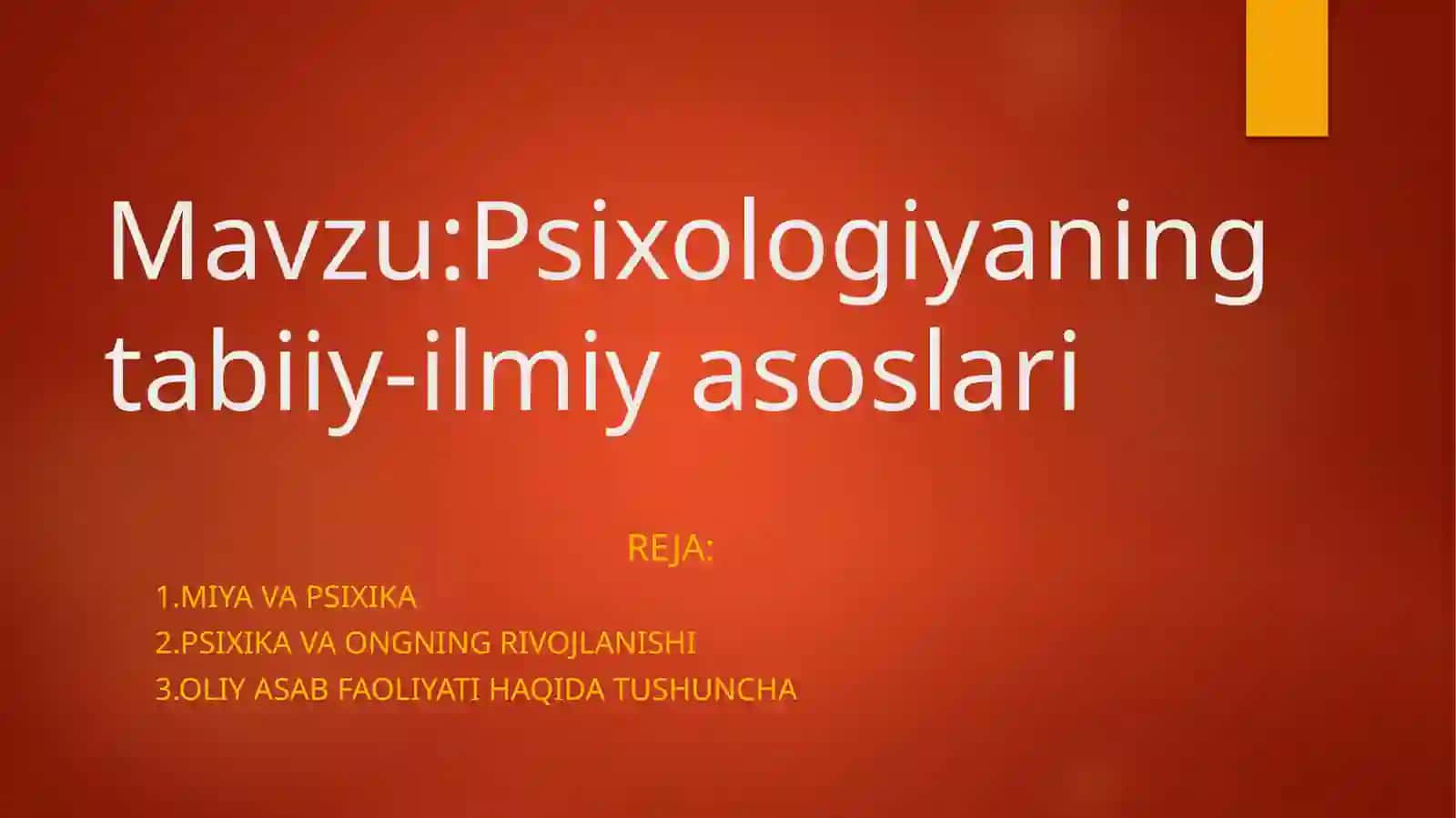 psixologiya fanining asosiy konseptlari va tushunchalari 2