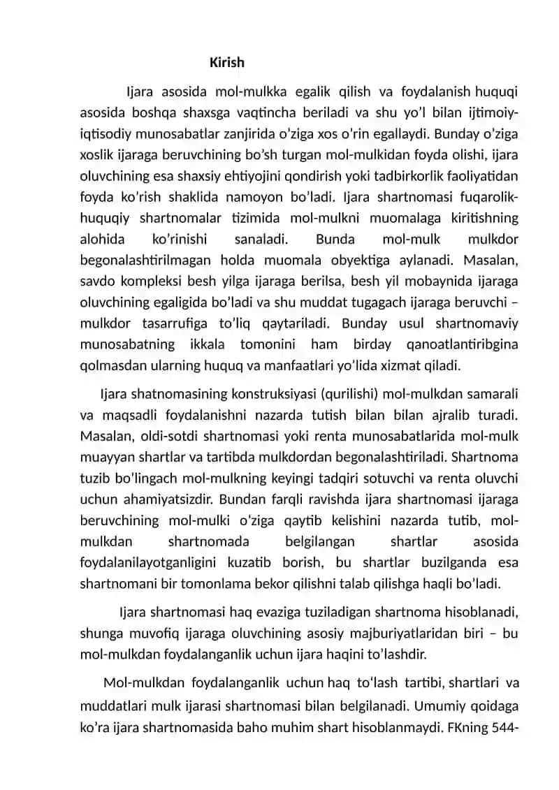 Ijara biznes: mohiyati va afzalliklari 2