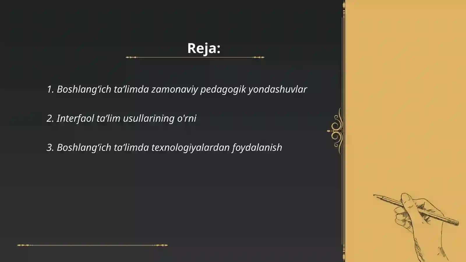 Boshlangʻich taʼlim pedagogikasining zamonaviy tendensiyalarining oʻrganish 2