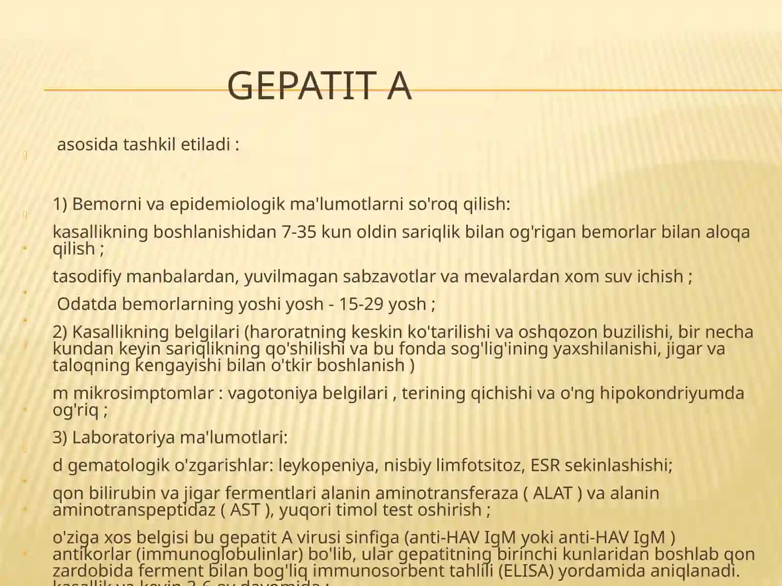 Virusli gepatit diagnostikasi 2