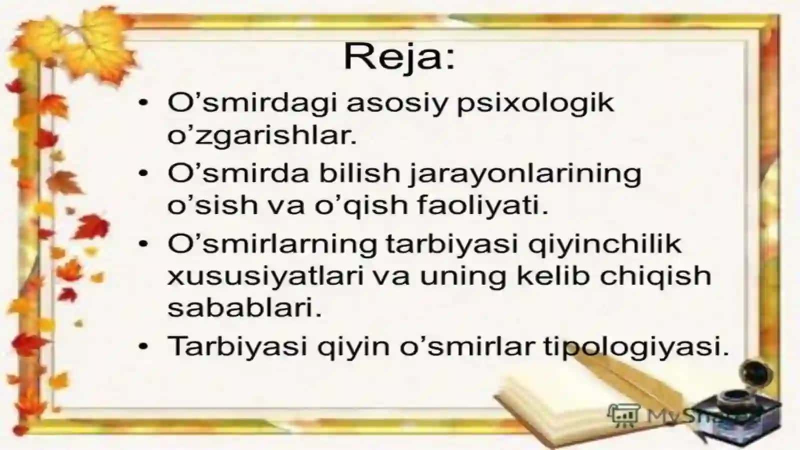 TARBIYASI QIYIN BOLALAR PSIXALOGIYASI 2