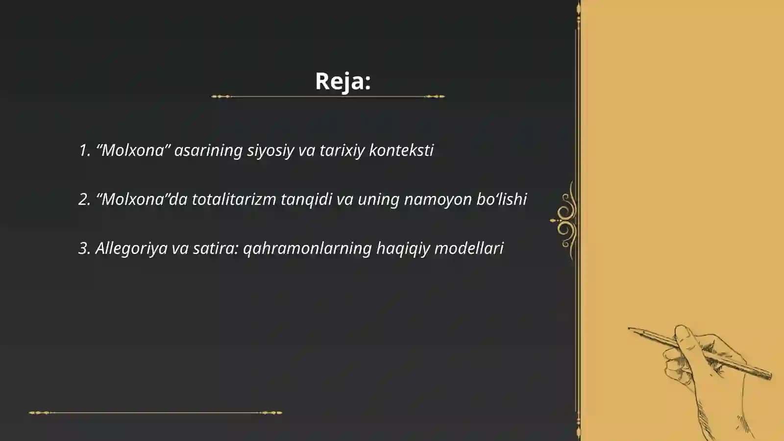 Molxona asari tahlili 2