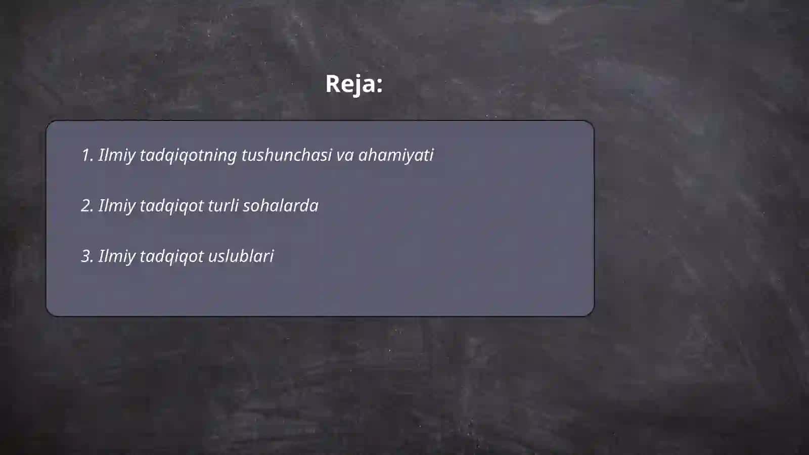 Ilmiy tadqiqot va oʻquv uslubiy ishlar va ularning turlari 2
