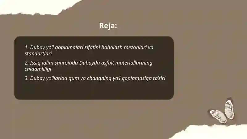 Dubay yo‘l qoplamalari sifatini baholash TRMP-701U 2