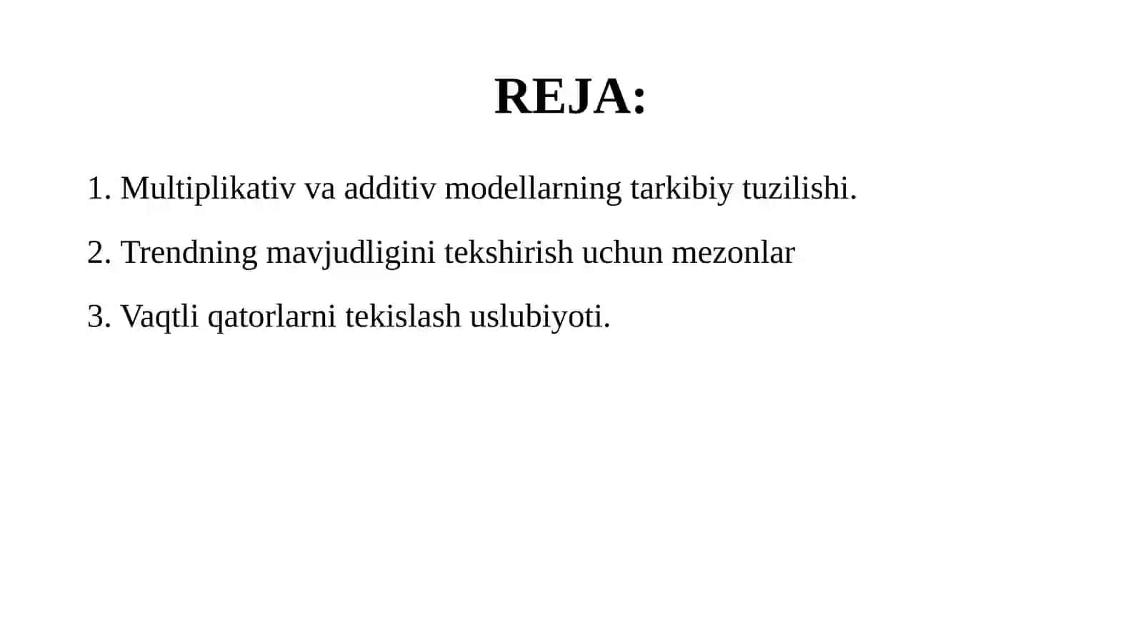 VAQTLI QATORLARNING ADDITIV VA MULTIPLIKATIV MODELLARI 2