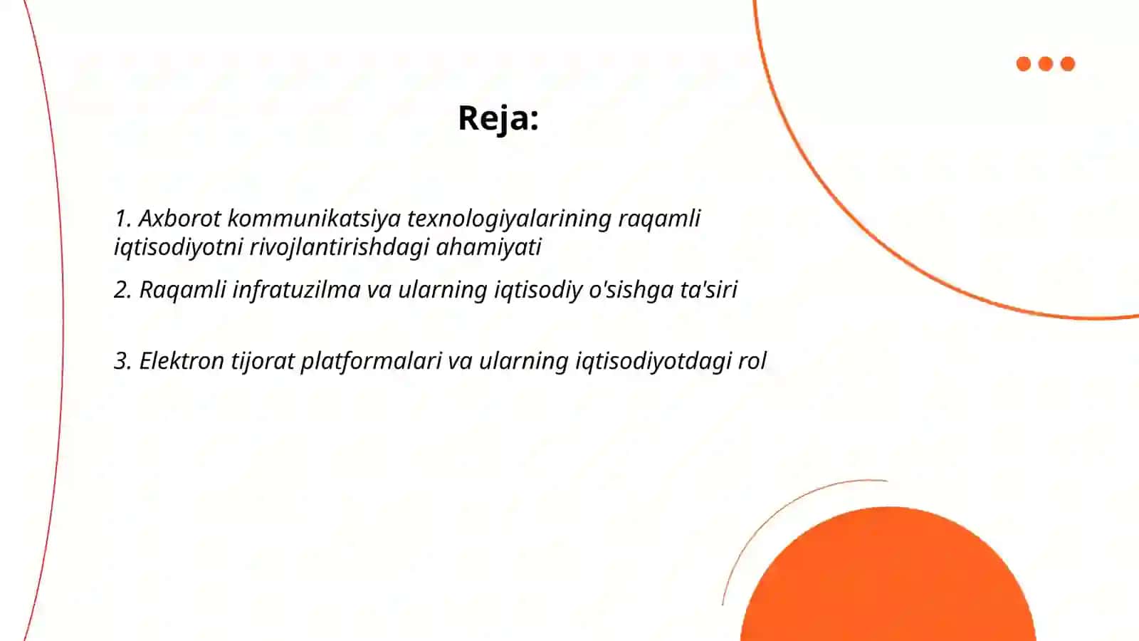 Raqamli iqtisodiyotni rivojlantirishda axborot kommunikatsiya texnologiyalarini o'rni 2