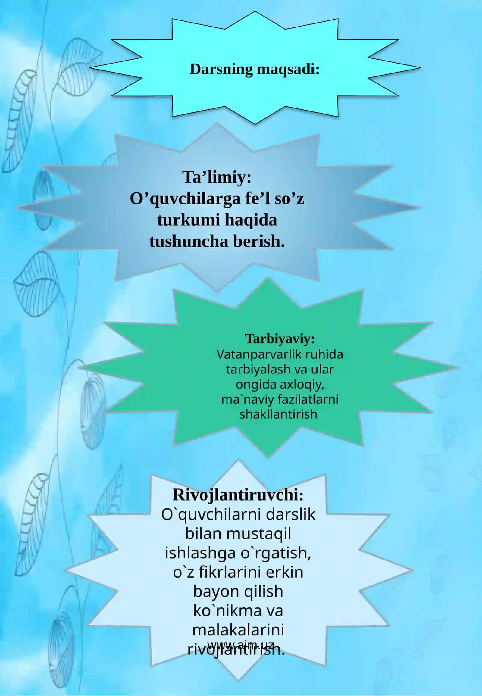 Fe’l so’z turkumi 2