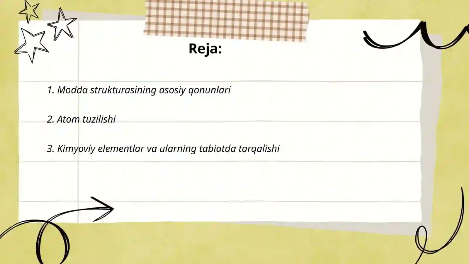 Modda tuzilishi 2