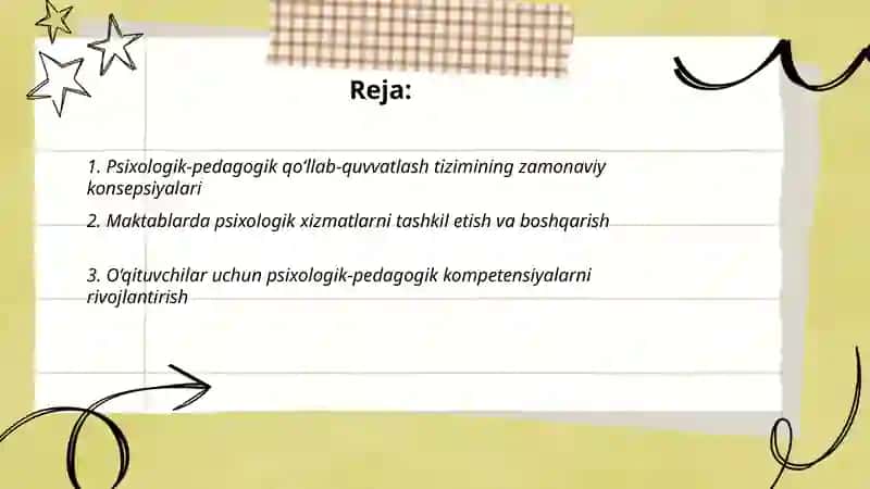 Zamonaviy ta'limda psixologik-pedagogik qo‘llab-quvvatlashni rivojlantirish 2