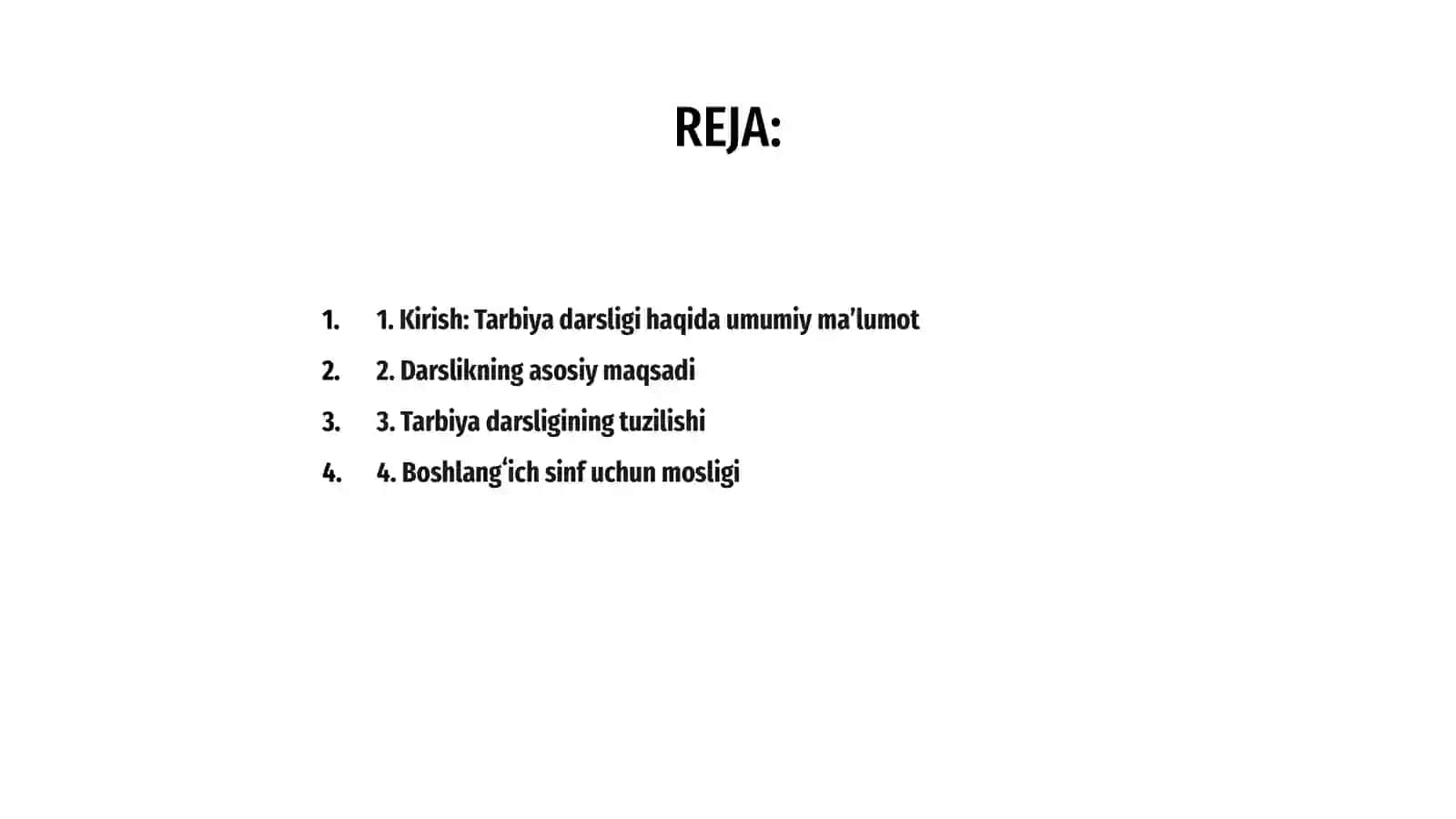 "Tarbiya" darsligini tahlil qilish 2