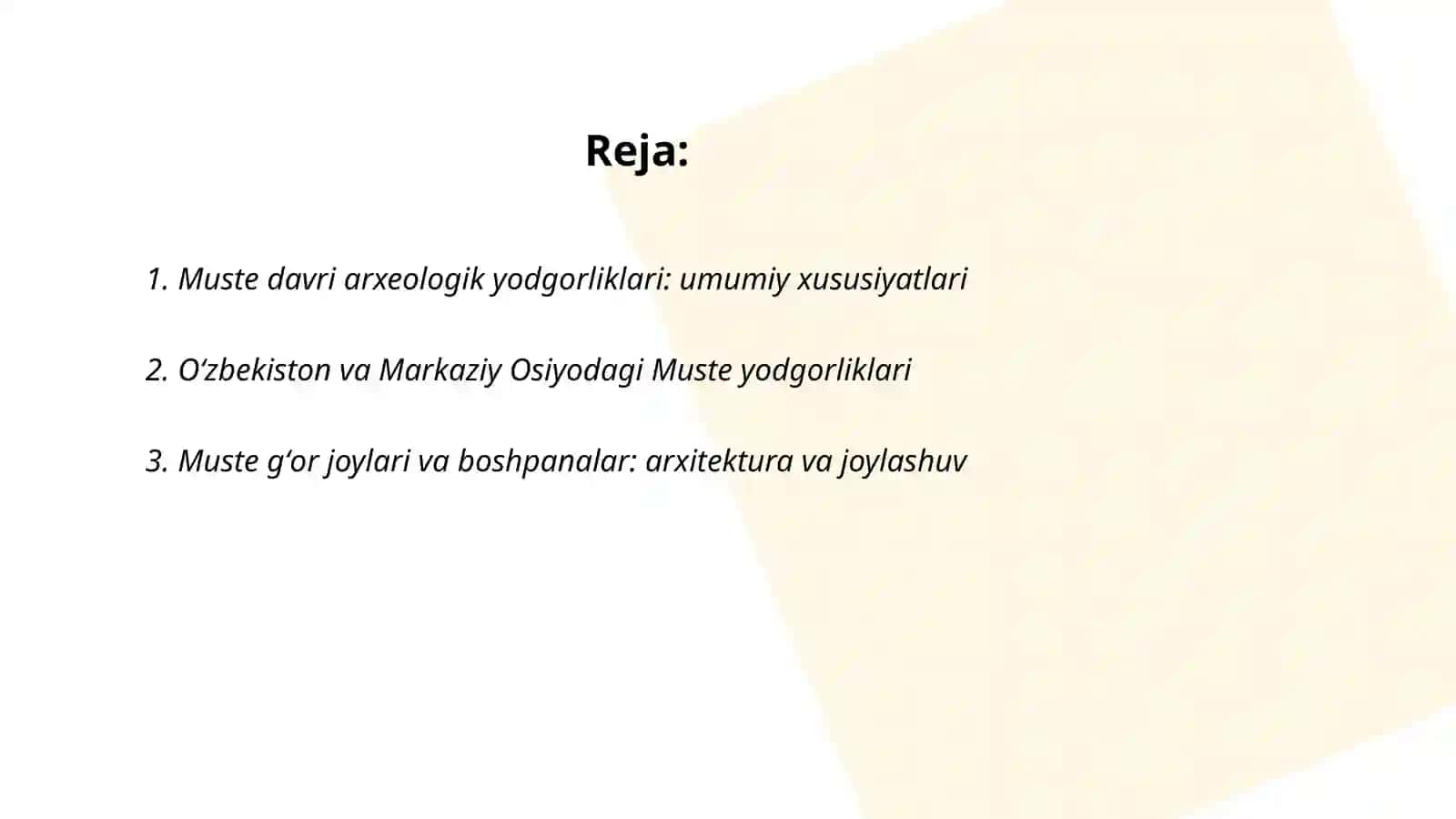 Muste davri arxeologik yodgorliklari 2