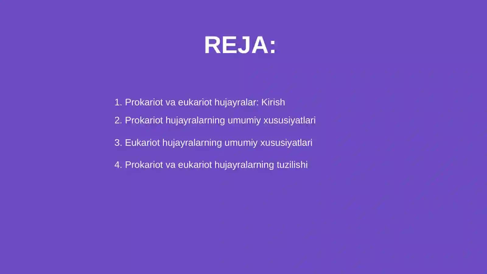 Prokariot va eukariot hujayralar 2