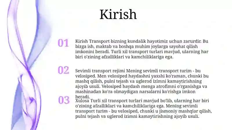 Favorite Transport Mode 2