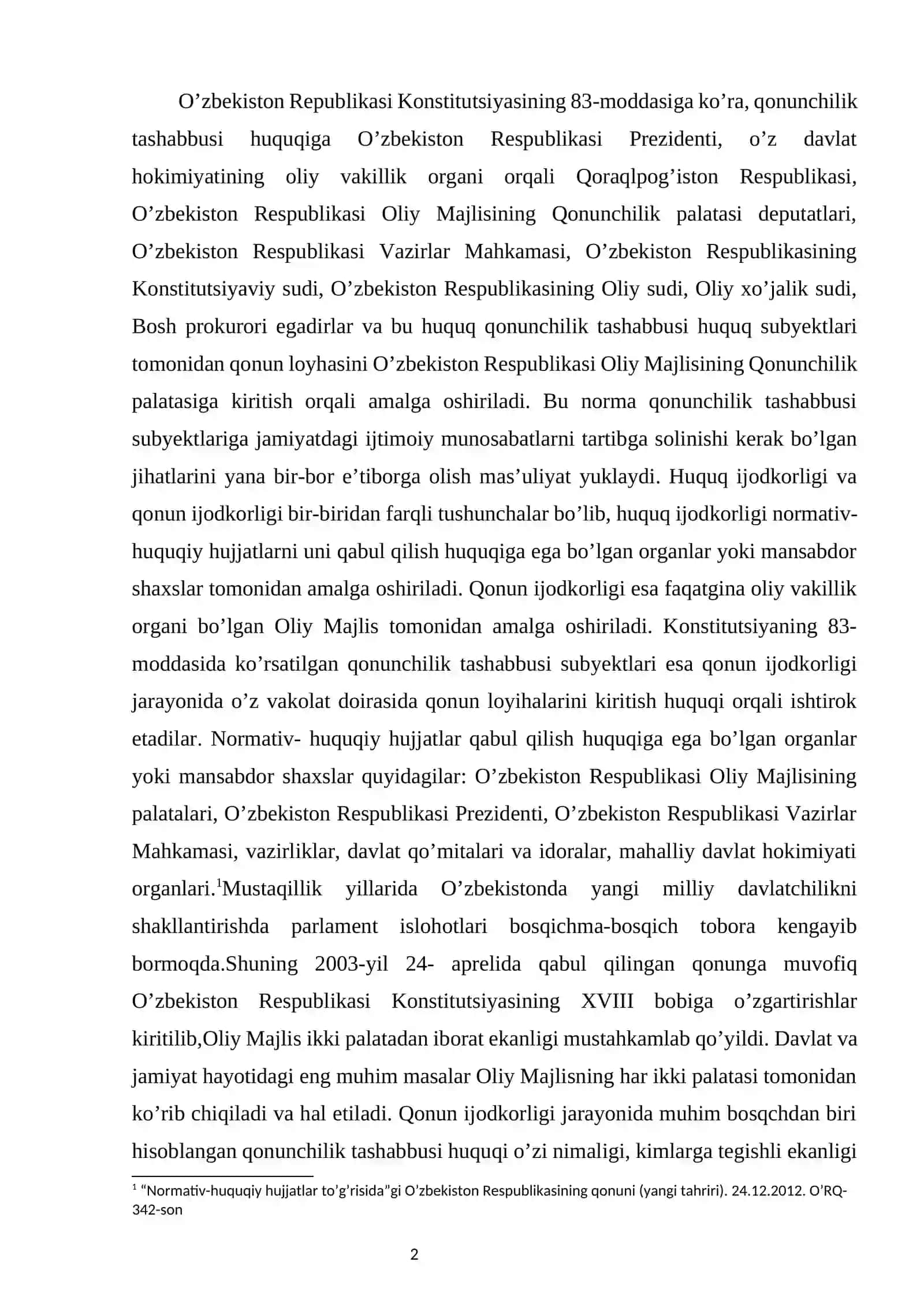 Huquq ijodkorligi tushunchasi, turlari, funksiyalari va prinsiplari 2