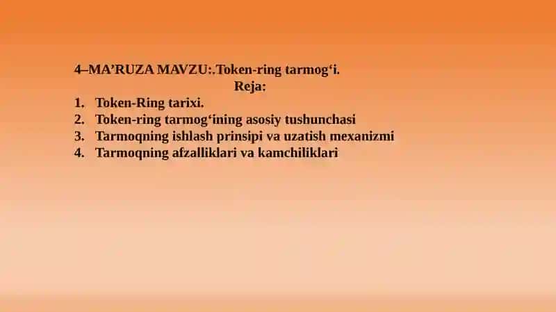 Token ring 2