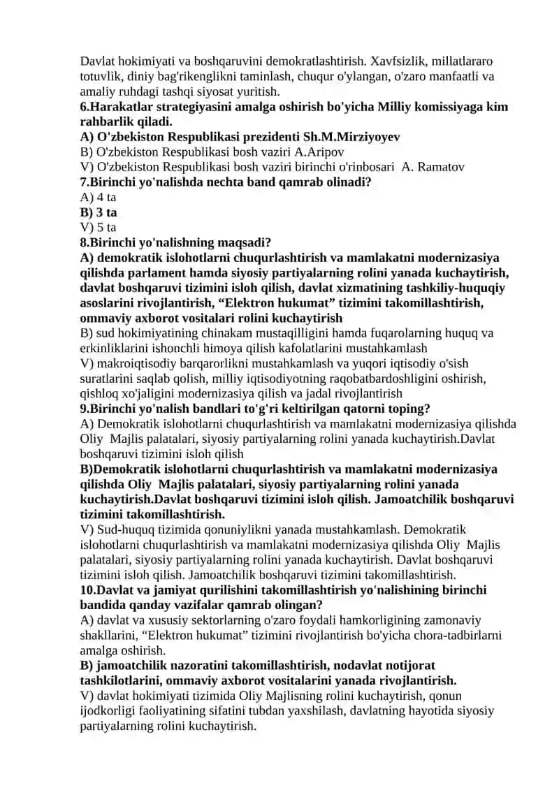 O’zbekistonni rivojlantirish strategiyasi:Fuqarolik jamiyati 2