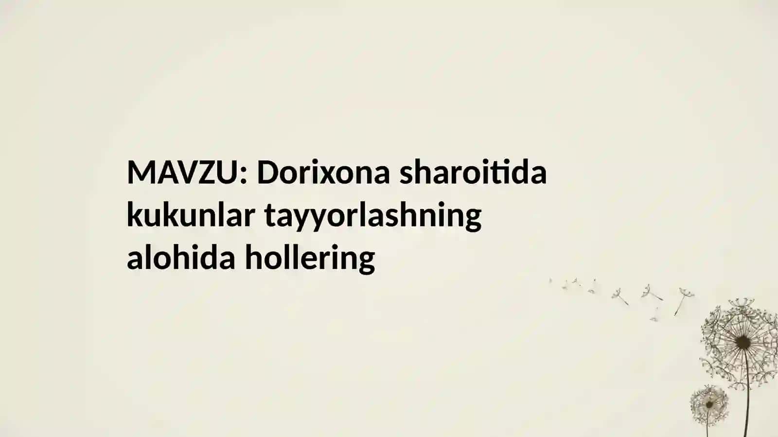 Farmasevtik texnologiya 2