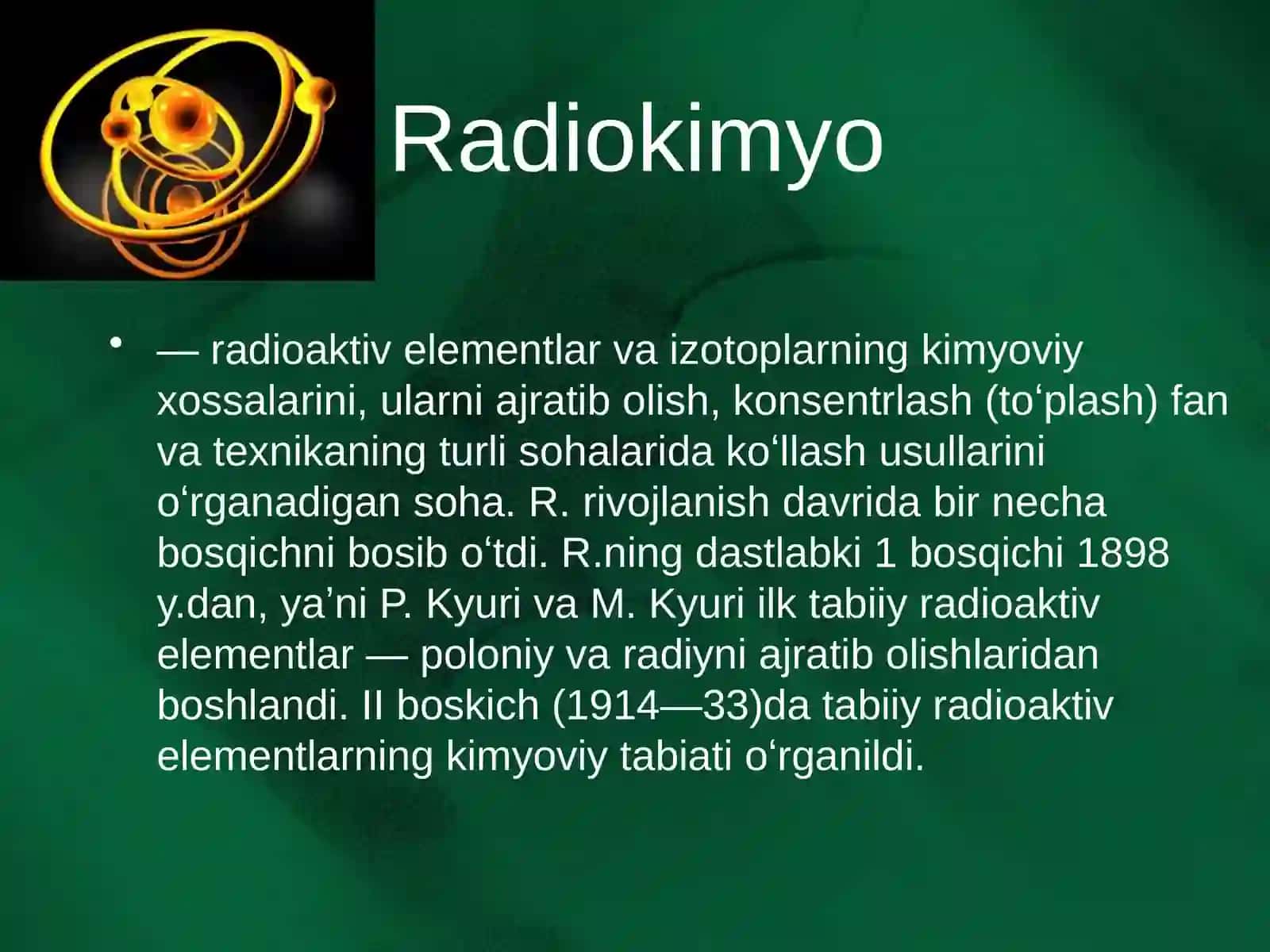 Radiokimyo 2