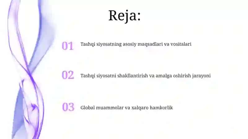Tashqi siyosat 2