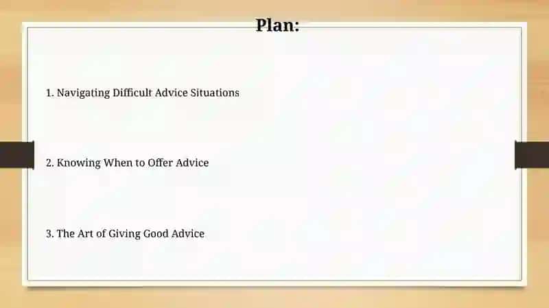 Navigating Difficult Advice Situations 2