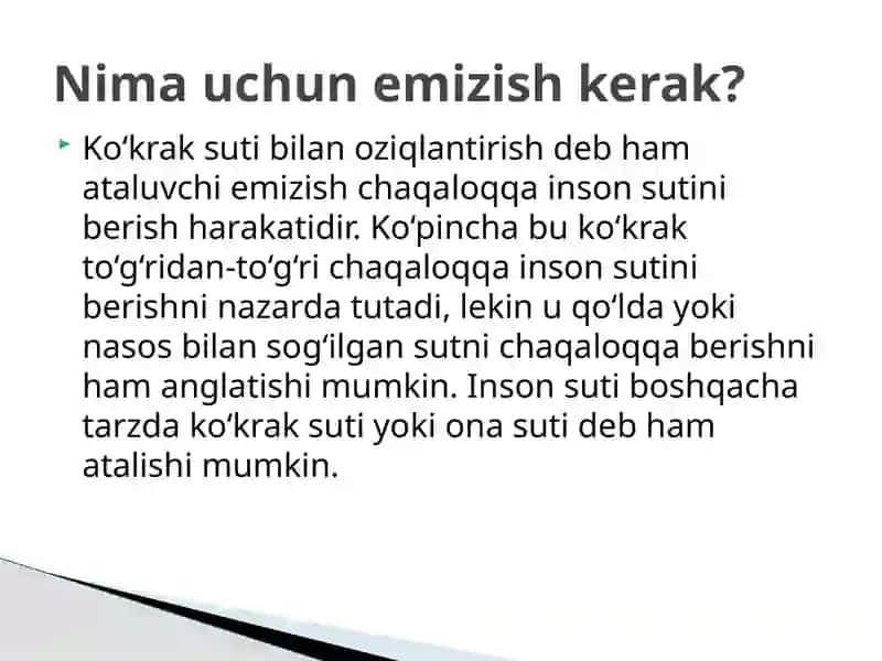 Ko’krakbilanoziqlantirishning zamonaviy tamoyillari 2