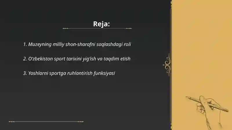 O’zbekiston Olimpiya shon shuhrat muzeyining ahamiyati 2