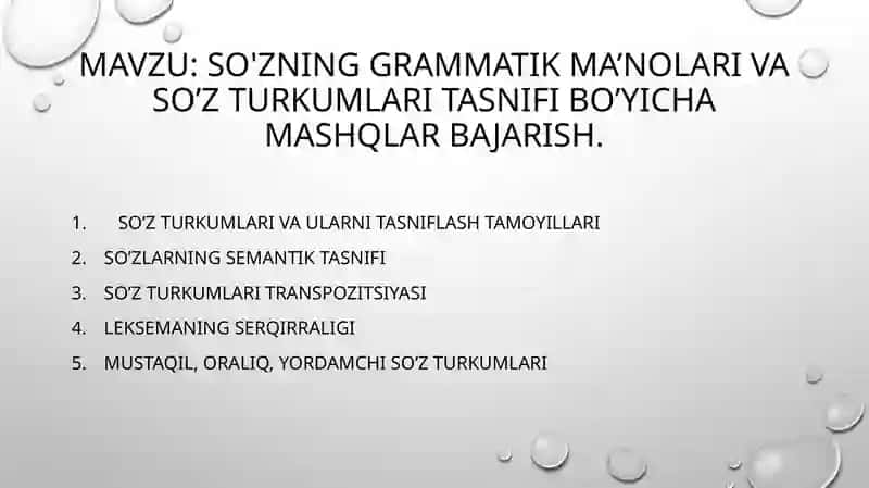 Oʻzbek Adabiy tili 2