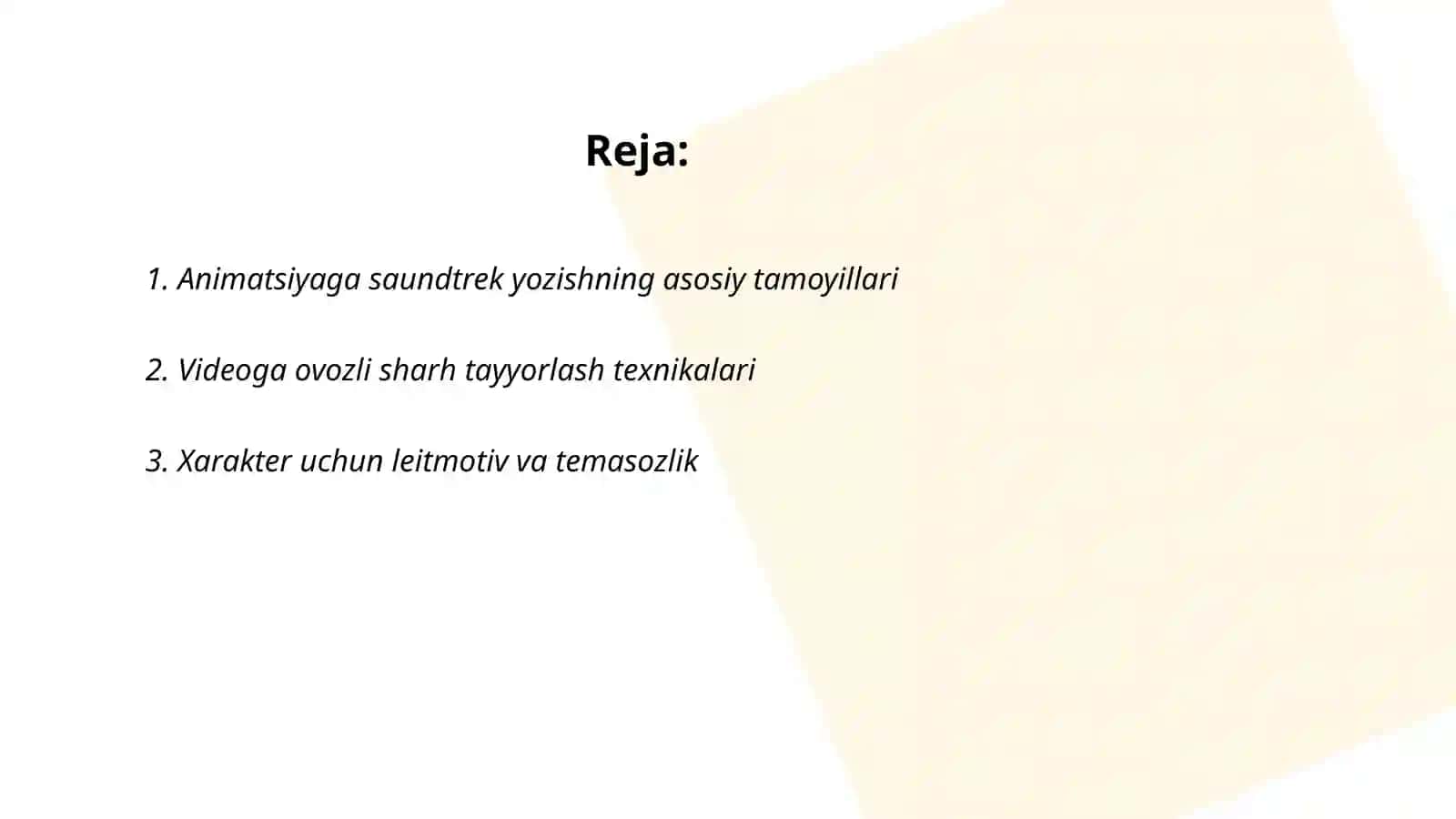 Animatsiya yoki videoga saundtrek yoki ovozli sharh 2