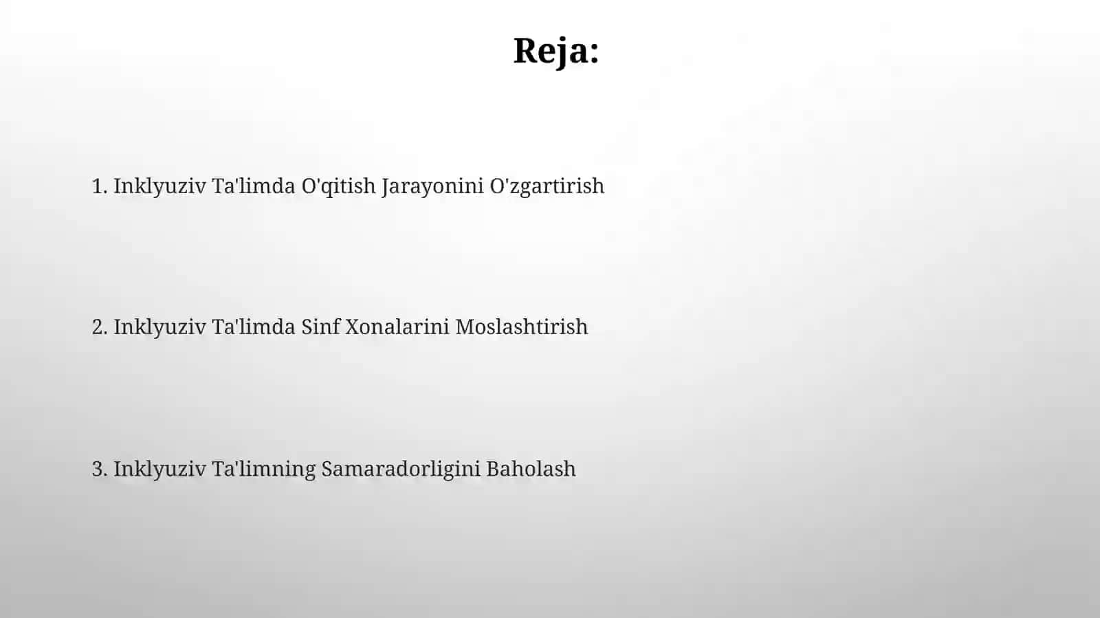 Inklyuziv ta'limda sinfxonalarida dars jarayonini moslashtirish 2