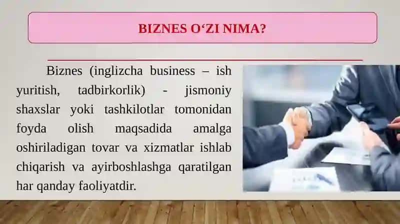 Biznesboshqaruvida avtomatlashtirilgan axborot tizimlari 2