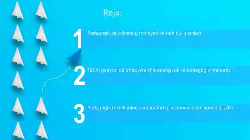 Pedagogiktexnikaningxususiyatlari 2