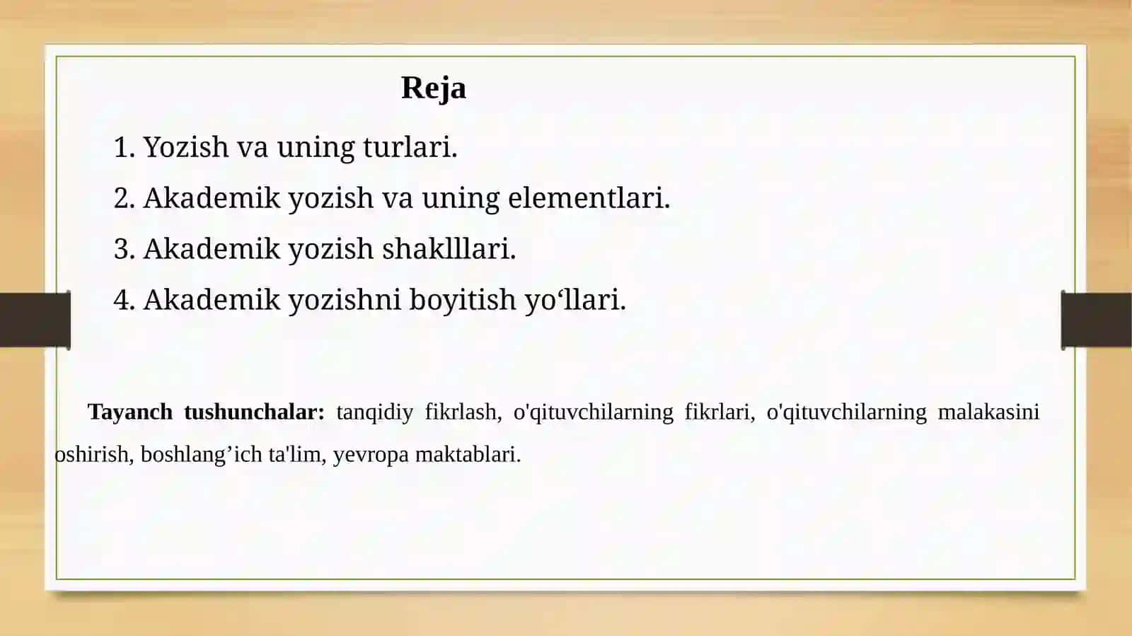 Akademik yozish 2