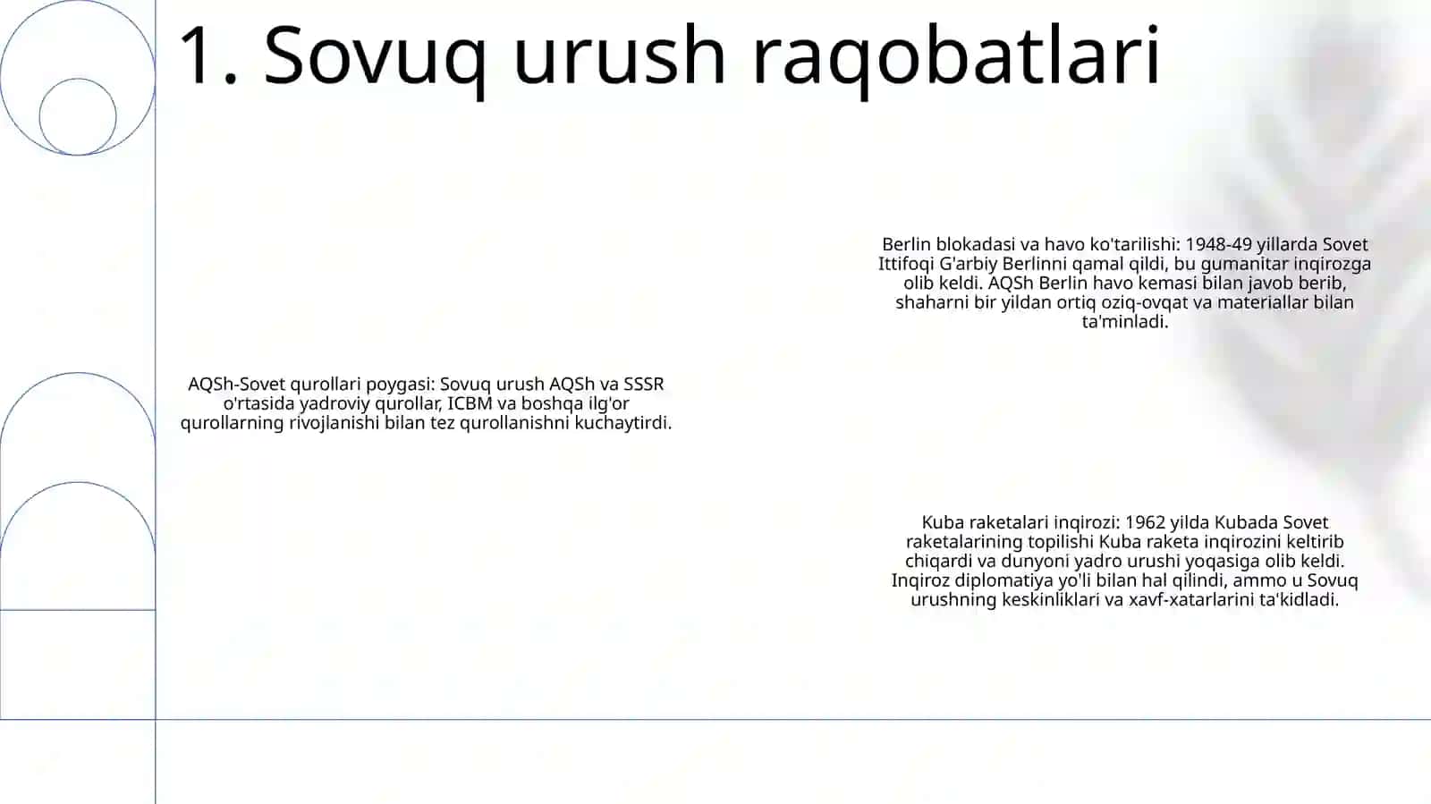 Bxsr Va Xxsrning Tashqi Siyosati 2