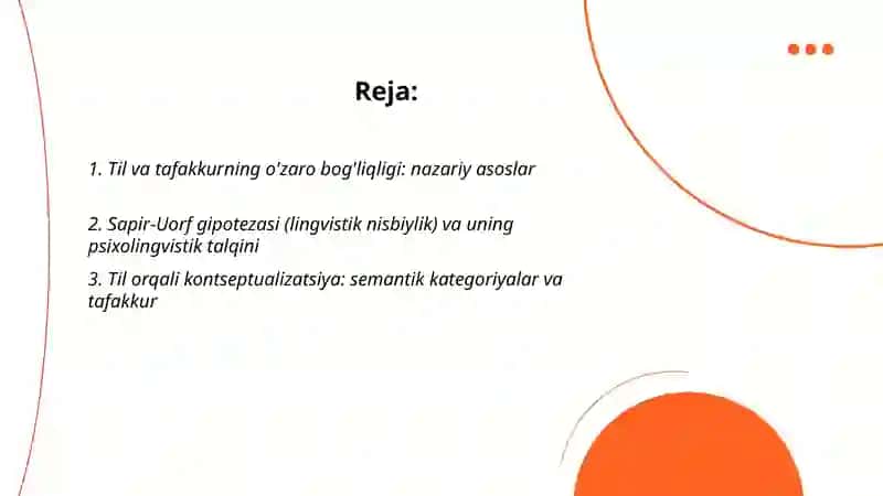 Psixolingivistika-til va tafakkur birligini yorituvchi soha sifatida 2