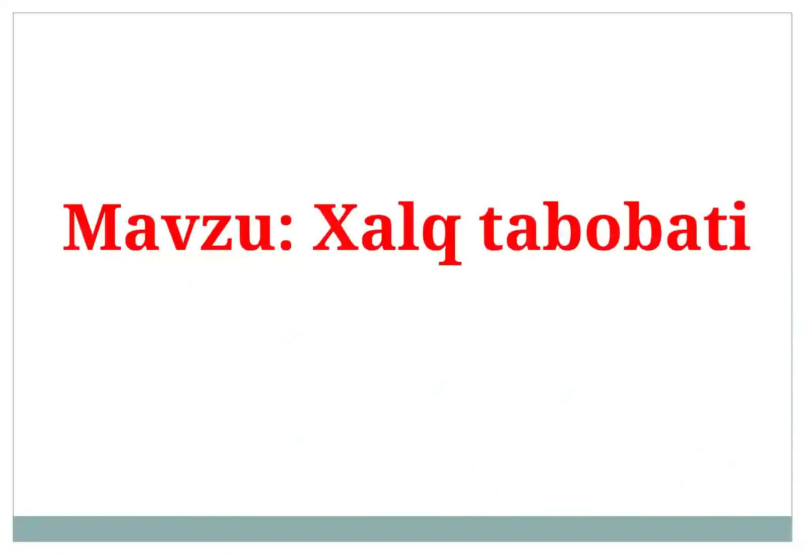 Xalqtabobati 2