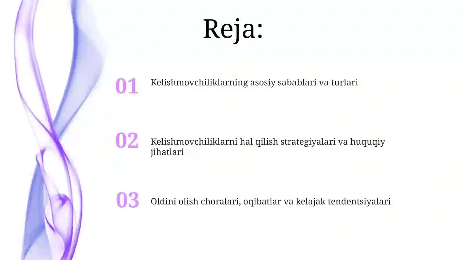 Kelishmovchiliklarning kelib chiqish sabablari va turlari 2