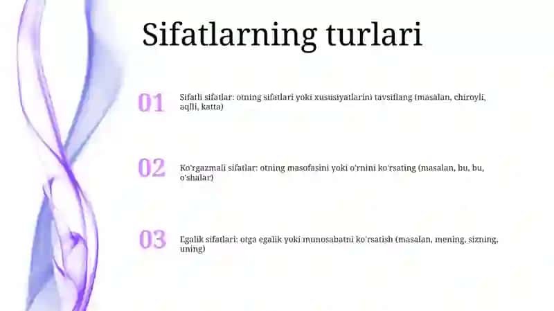 Sifat So’Z Turkumi Va Uning Ma’No Turlari 2