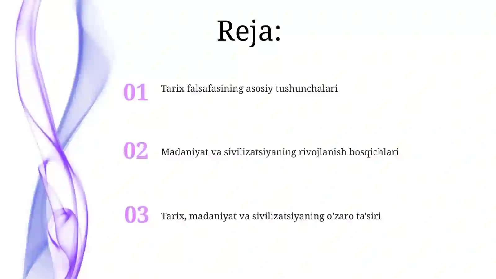 Tarix falsafasi, madaniyat va sivilizatsiya 2