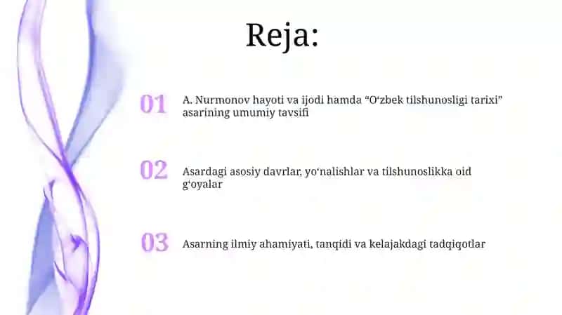 A.Nurmonovning "Oʻzbek tilshunosligi tarixi" asari bilan tanishish 2