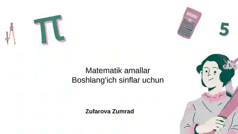 Matematik amallar. 2