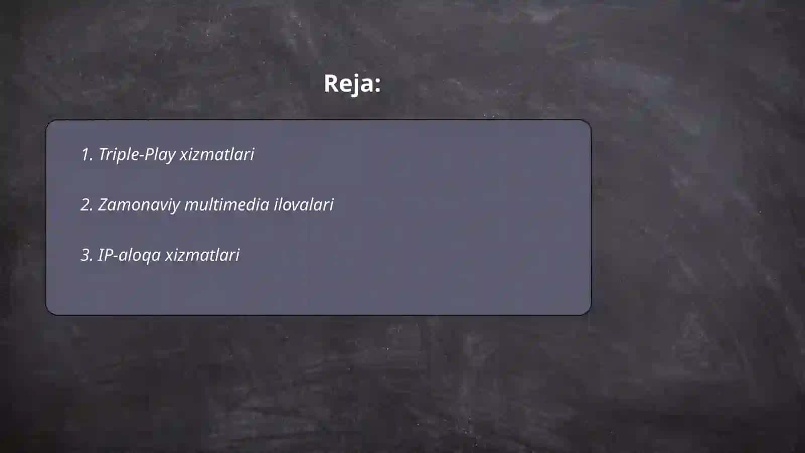 Zamonaviy multimedia ilovalari 2