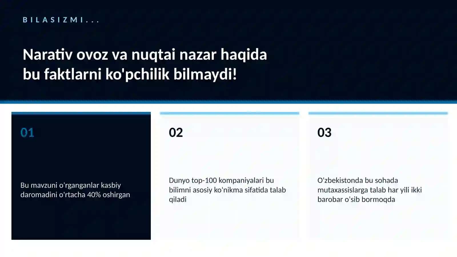 Narativ ovoz va nuqtai nazar 2