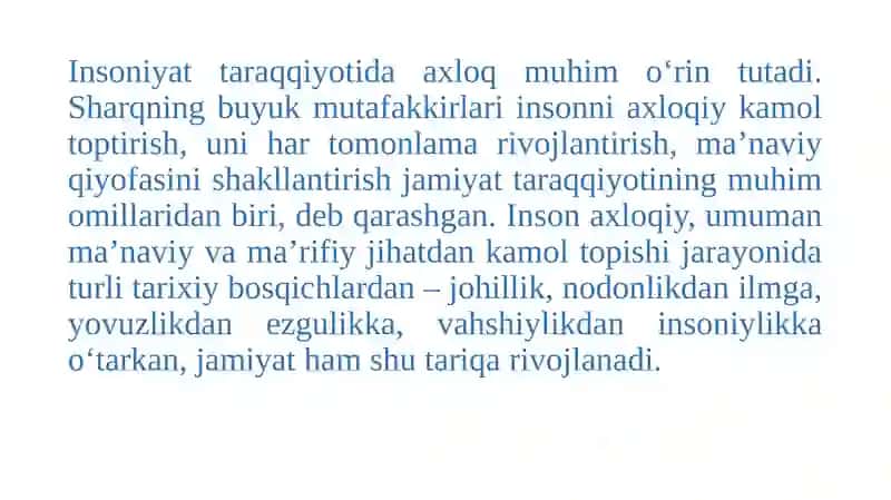 Axloq va qadriyatlar falsafasi 2
