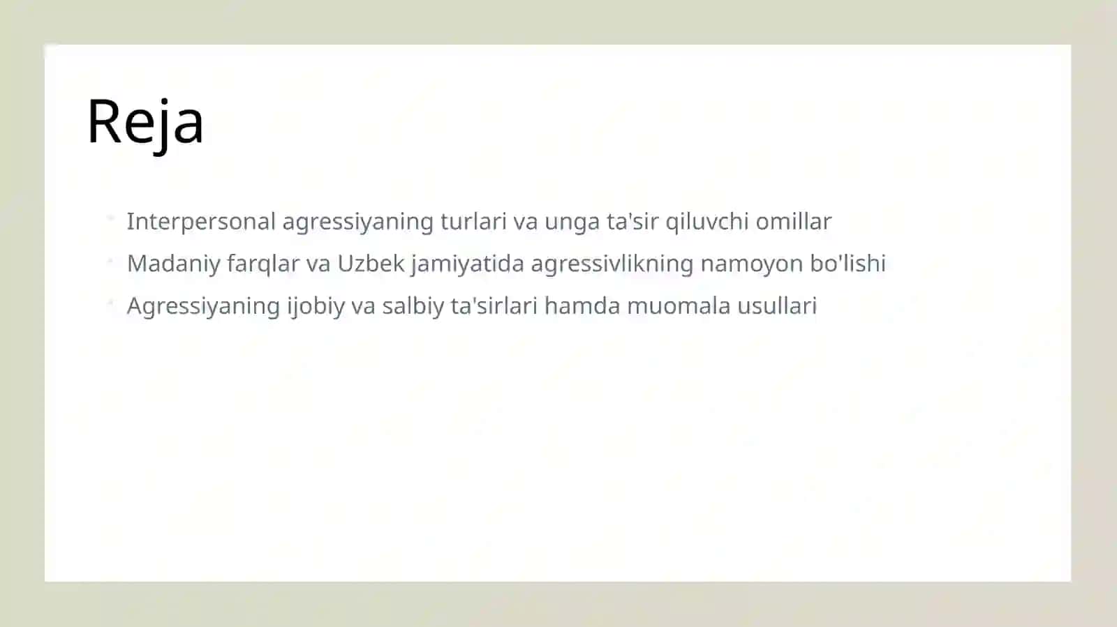 Shaxslalraromunosabatlardashaxsahressivligi 2