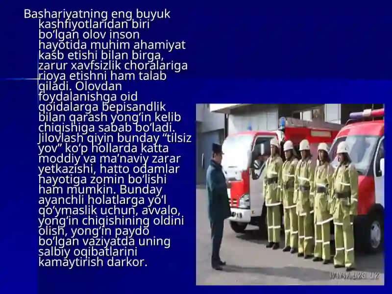 Olovning xavfsizligi 2