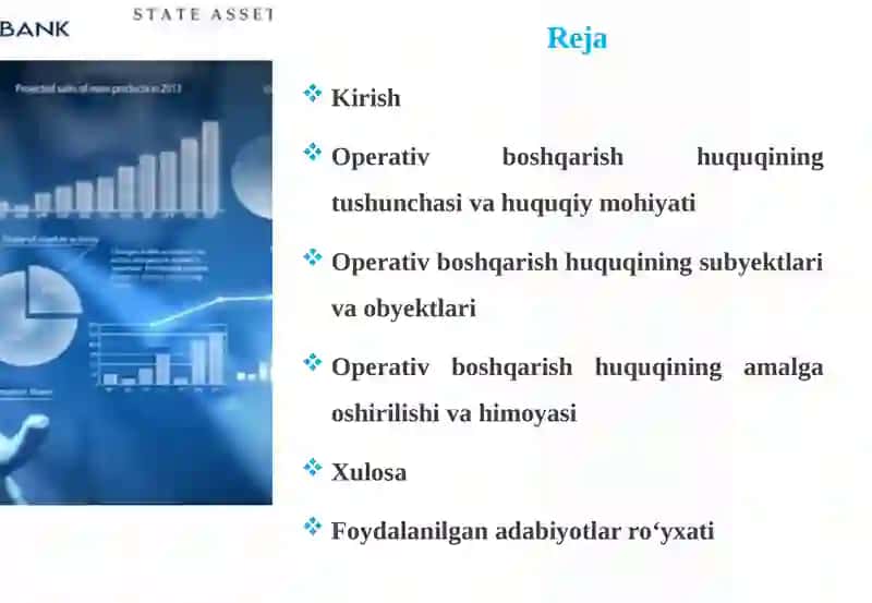 Operativboshqarish huquqi 2