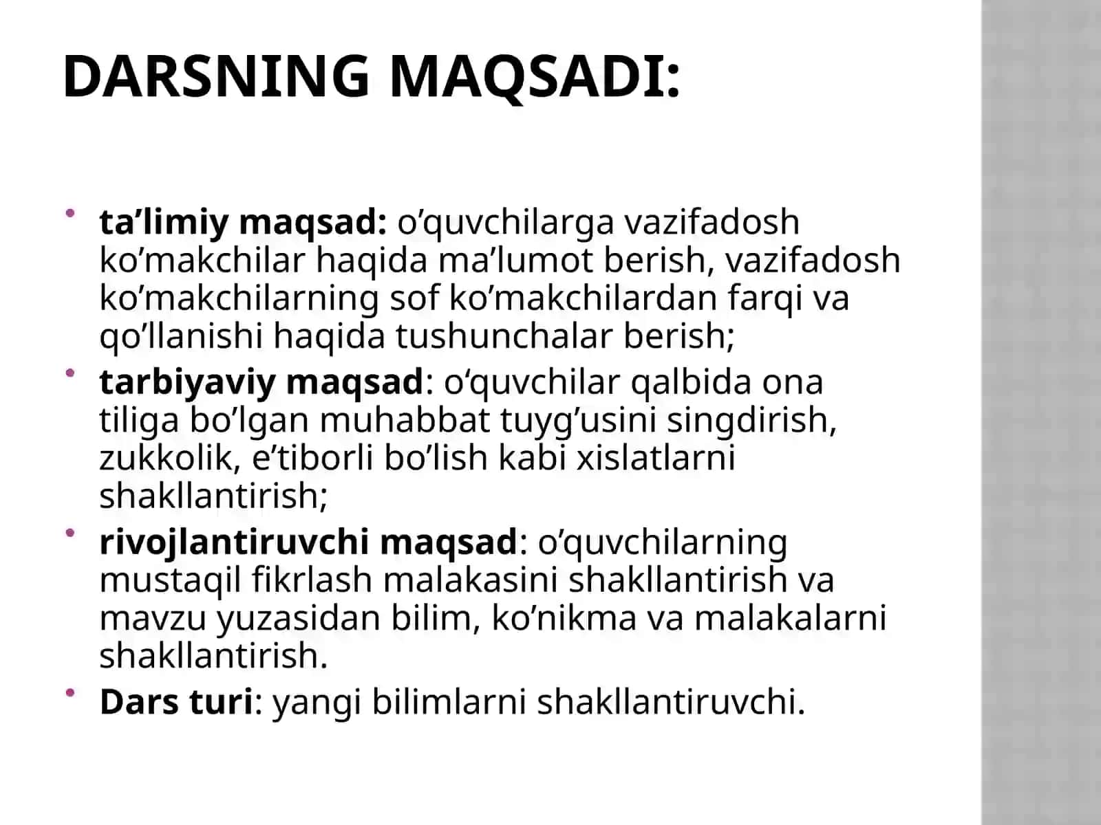 Modal so‘zlarning ma’noturlari ( 7-sinf, II chorak) 2