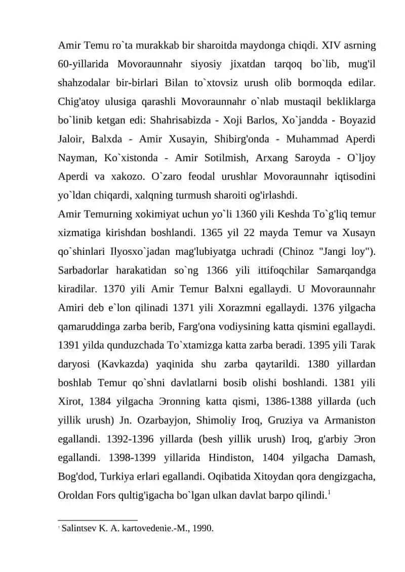 AMIR TEMUR VA TEMURIYLAR DAVRI TARIXIY GEOGRAFIYASI 2